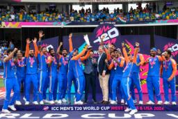 भारतले जित्यो टी२० विश्वकपको उपाधि