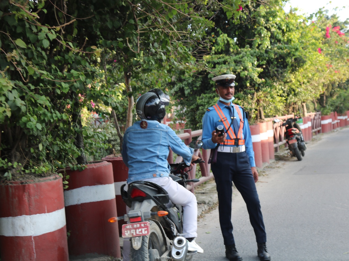 पर्याप्त ब्रेथलाइजर मेसिन नहुँदा मापसे जाँचमा समस्या