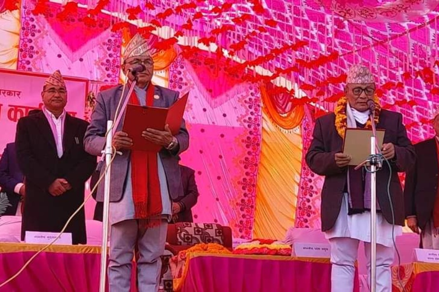 लुम्बिनीका मुख्यमन्त्री लीला गिरीसहित दुई बिनाविभागीय मन्त्रीले लिए शपथ