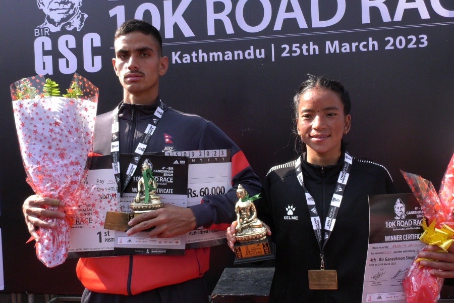 गणेशमान सिंह रोड रेसको उपाधि मुकेश र राजपुरालाई 