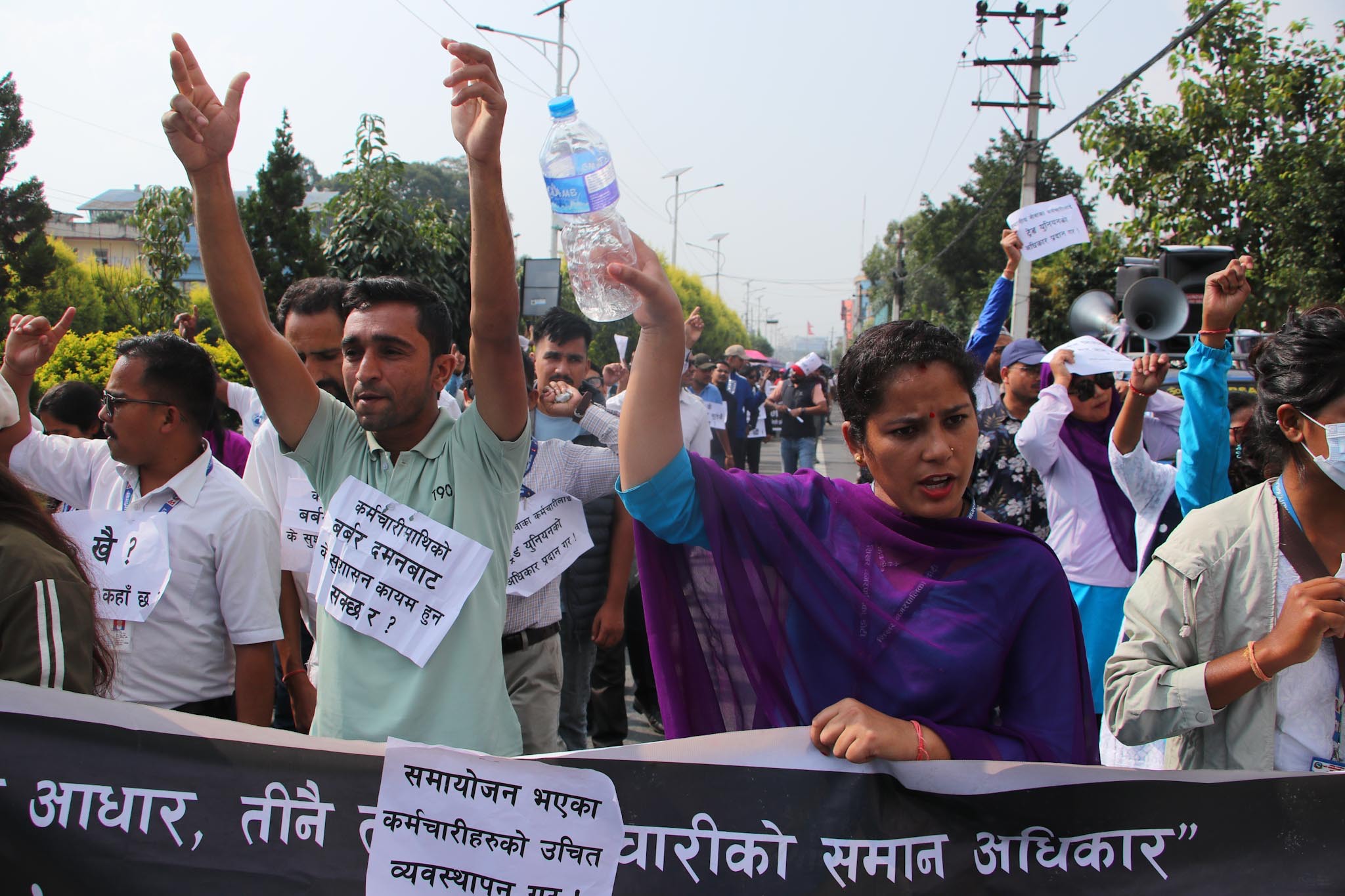 आन्दोलनरत स्थानीय तहका कर्मचारीलाई सरकारले बोलायो वार्तामा