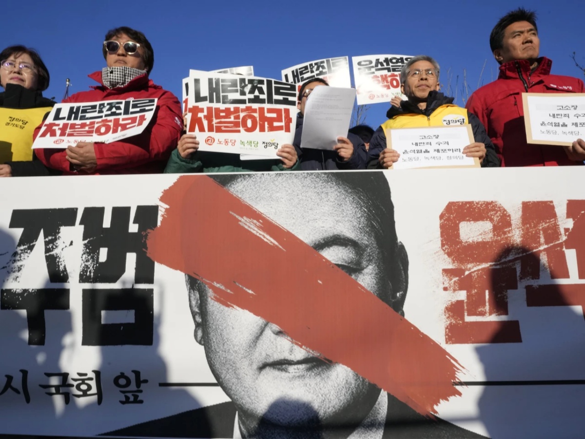 दक्षिण कोरियाका राष्ट्रपतिविरुद्ध महाभियोग प्रस्ताव पेश