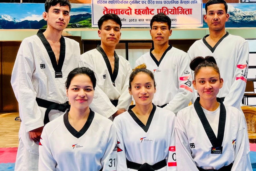 एशियाली छनोट प्रतियोगिताका लागि छानिए ७ तेक्वान्दो खेलाडी