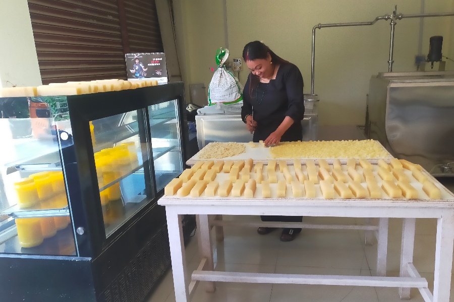 स्याङ्जामा उत्पादित छुर्पी अमेरिका निर्यात