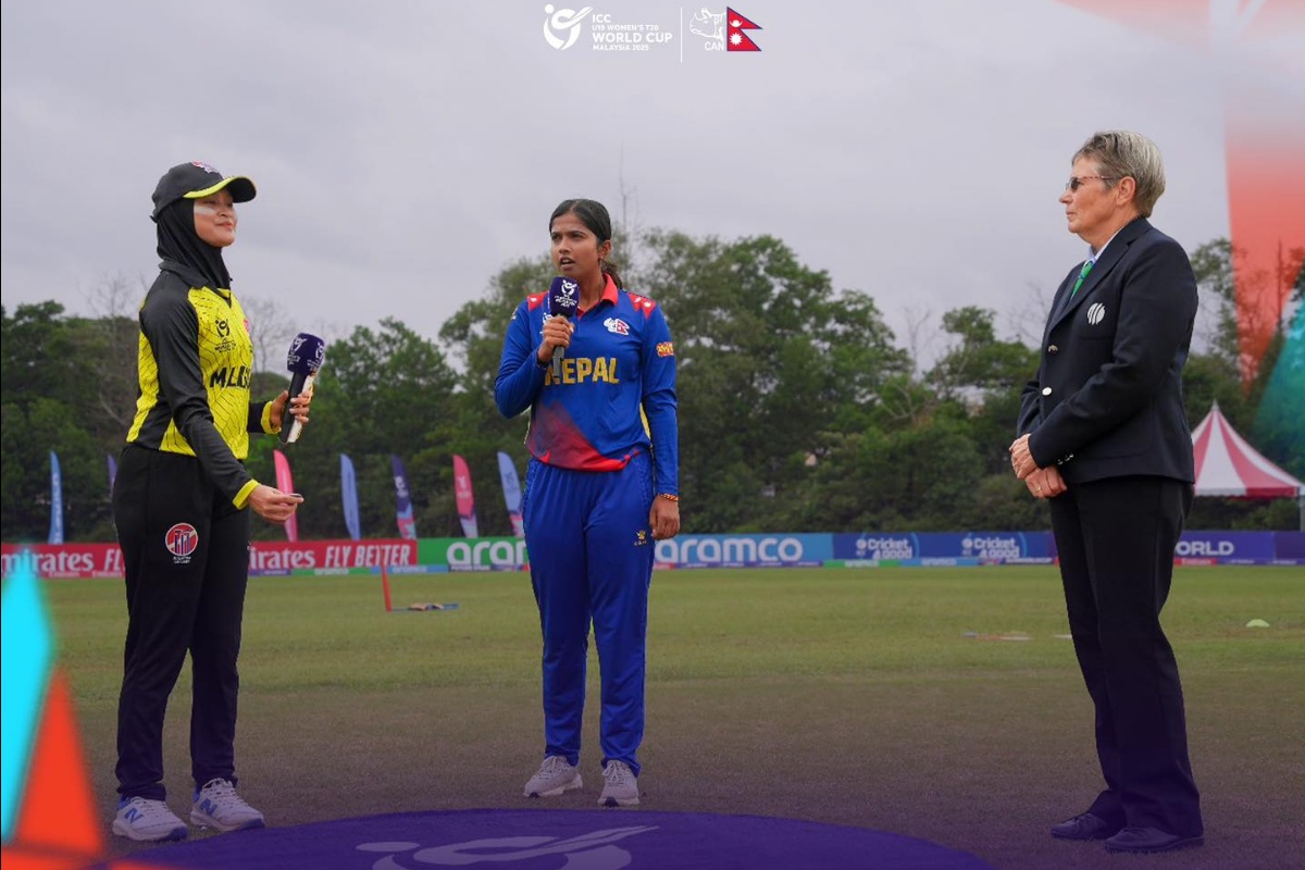 यू१९ महिला विश्‍वकप: मलेसियाविरुद्ध नेपाल पहिले बलिङ गर्दै