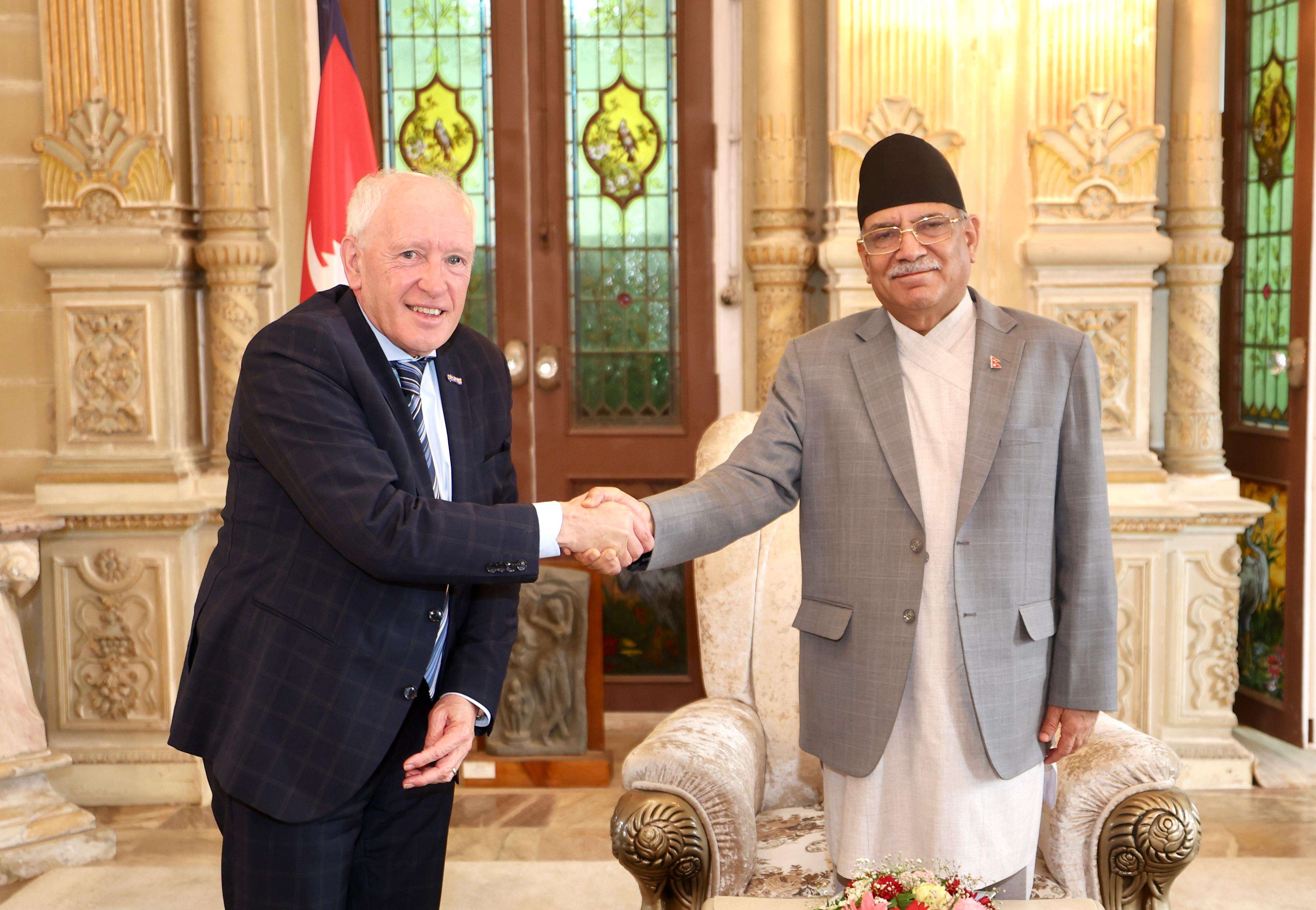 प्रधानमन्त्रीसँग ‘यूएन एफसीसी एसबीएसटीए’का अध्यक्षको शिष्टाचार भेट 