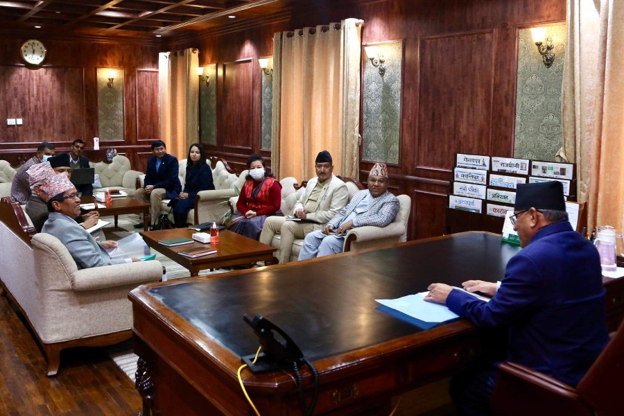 सरकार भ्रष्टाचार नियन्त्रण र सुशासनमा केन्द्रित छ: प्रधानमन्त्री दाहाल