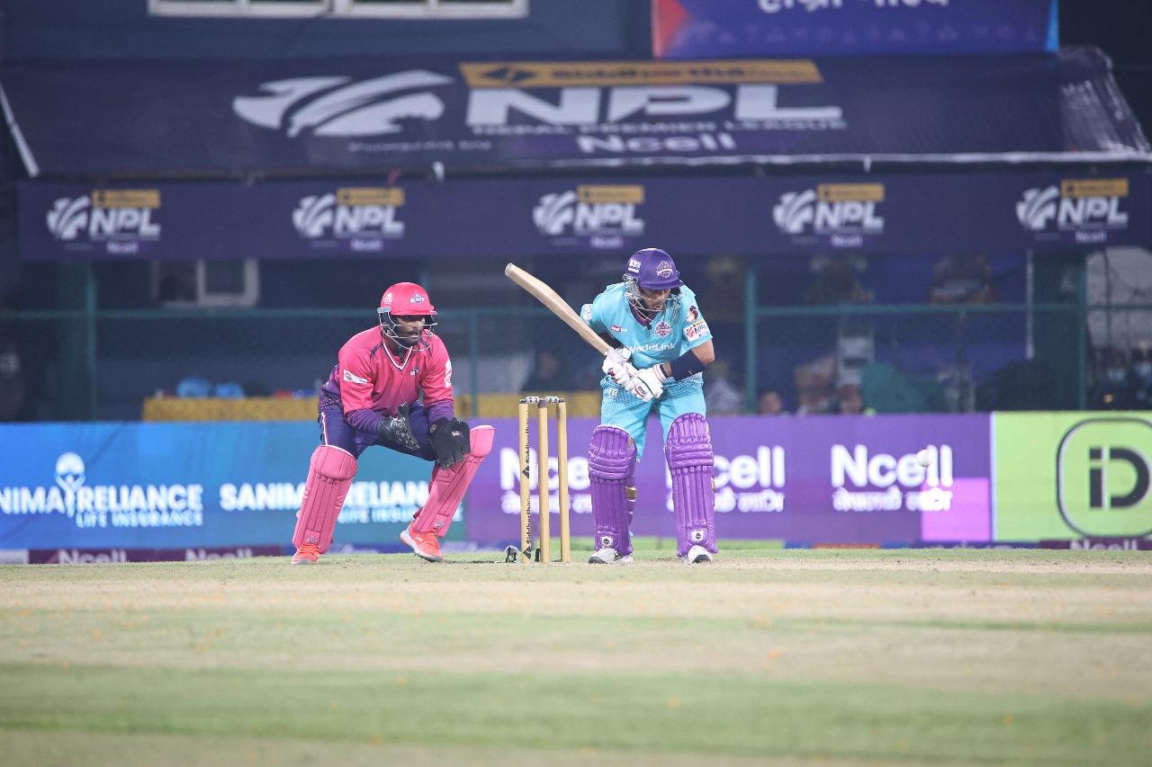 एनपीएलको उद्घाटन खेलमा जनकपुरमाथि काठमाडौँको ५ विकेटको जित