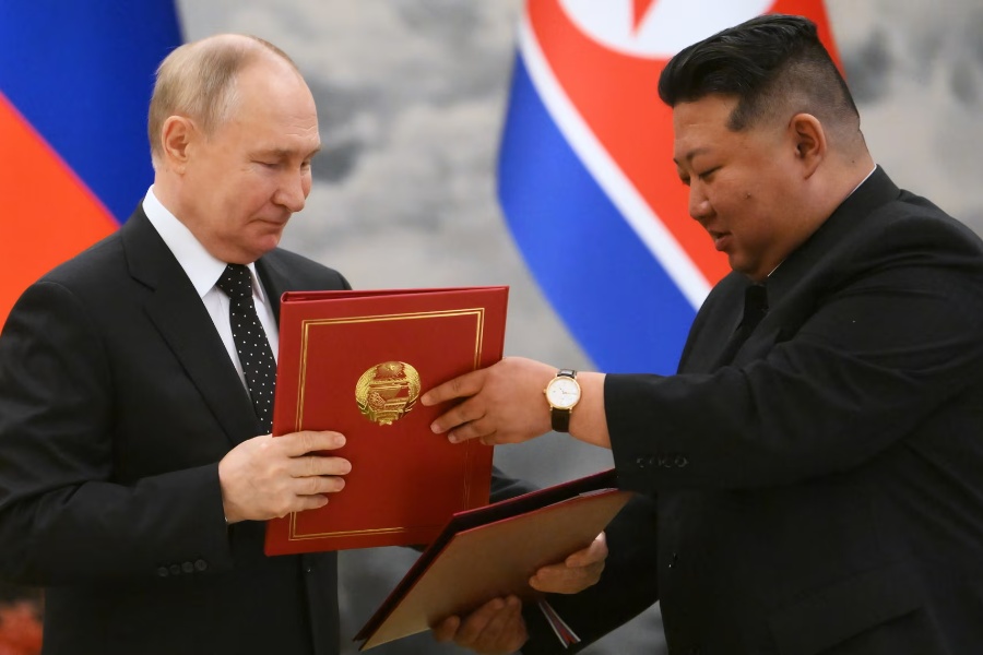 पुटिन र किमले गरे रक्षा सम्झाैतामा हस्ताक्षर, के छ त्यसमा खास?