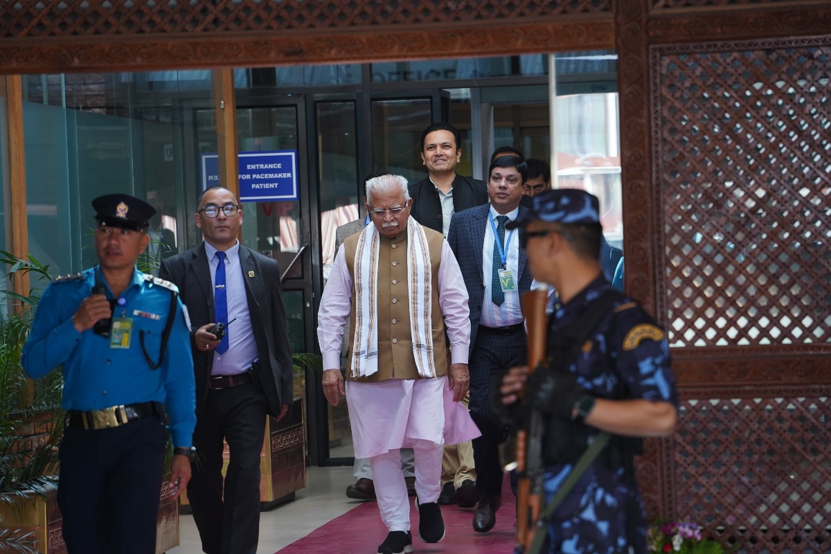 भारतका विद्युत्‌मन्त्री खट्टर काठमाडौँमा