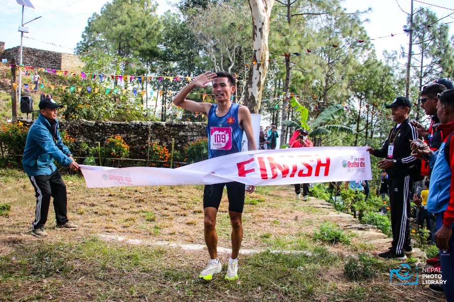 लिगलिगे दौडको उपाधि नेपाली सेनाका राईलाई