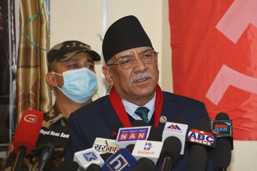 माओवादीहरू एकताबद्ध हुने बेला भएको छ : प्रधानमन्त्री दाहाल