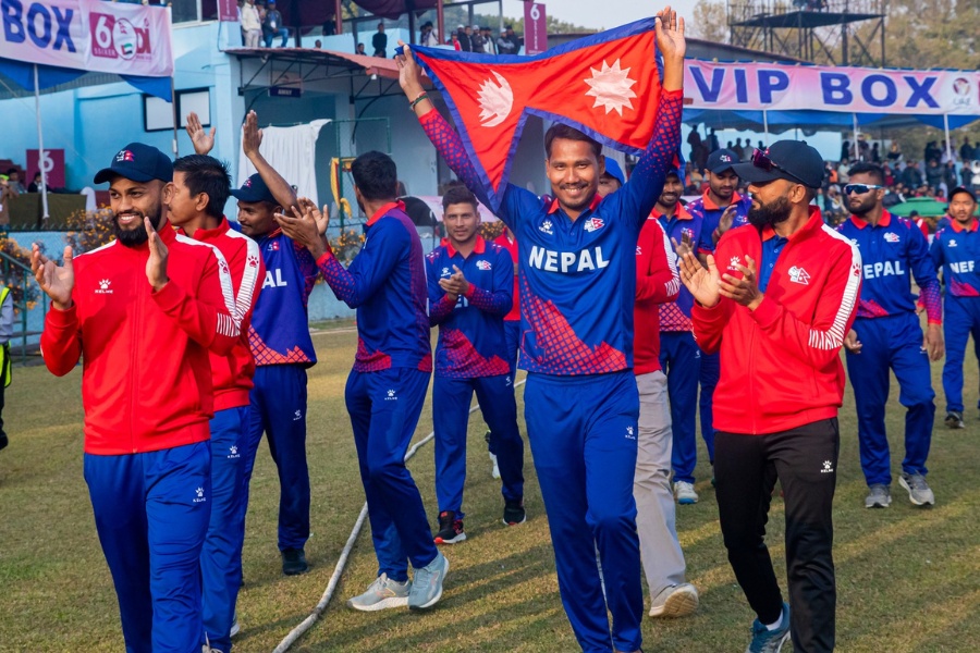 लिग टू : नामिबियासँग खेल्दै नेपाल