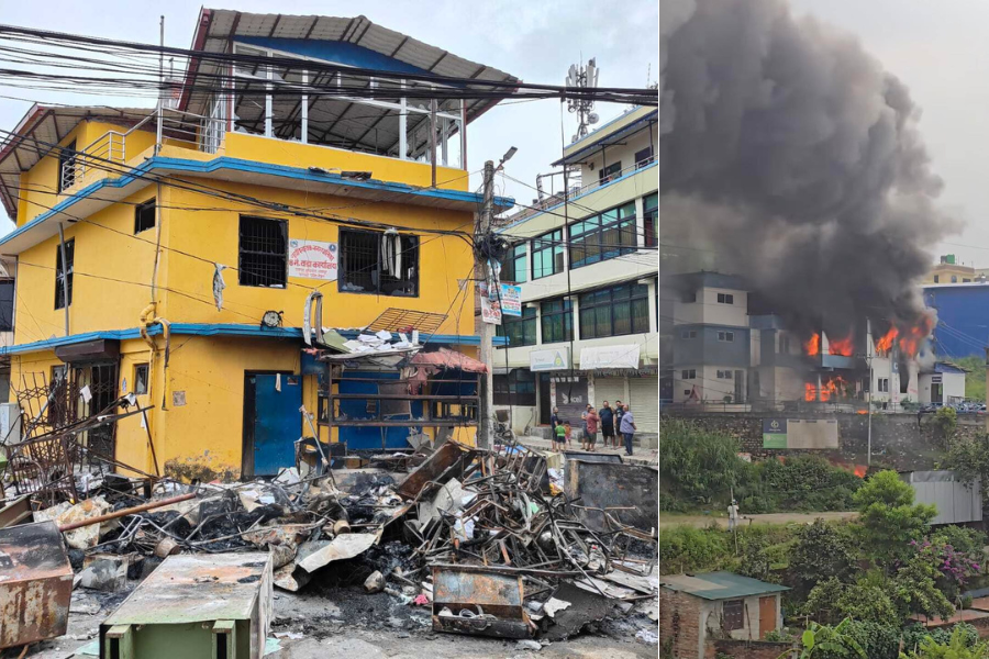 भक्तपुर अपडेटः सदरमुकाममा संघीय कार्यालय ‘टार्गेटमा’, अन्य दुई पालिकाका कार्यालयमा क्षति