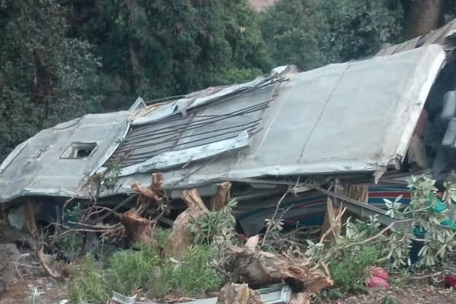 बागलुङ बस दुर्घटना: मृतकको संख्या ८ पुग्यो 