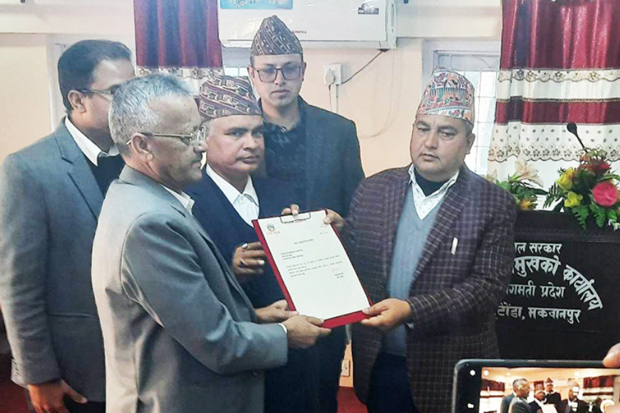 बागमतीको मुख्यमन्त्रीमा माओवादीका शालिकराम जमकट्टेल नियुक्त