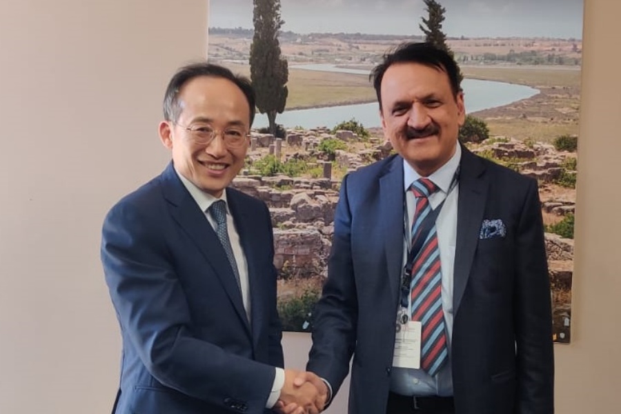 अर्थमन्त्री महत र कोरियन समकक्षीबीच भेटवार्ता, नेपालमा लगानी गर्न आग्रह