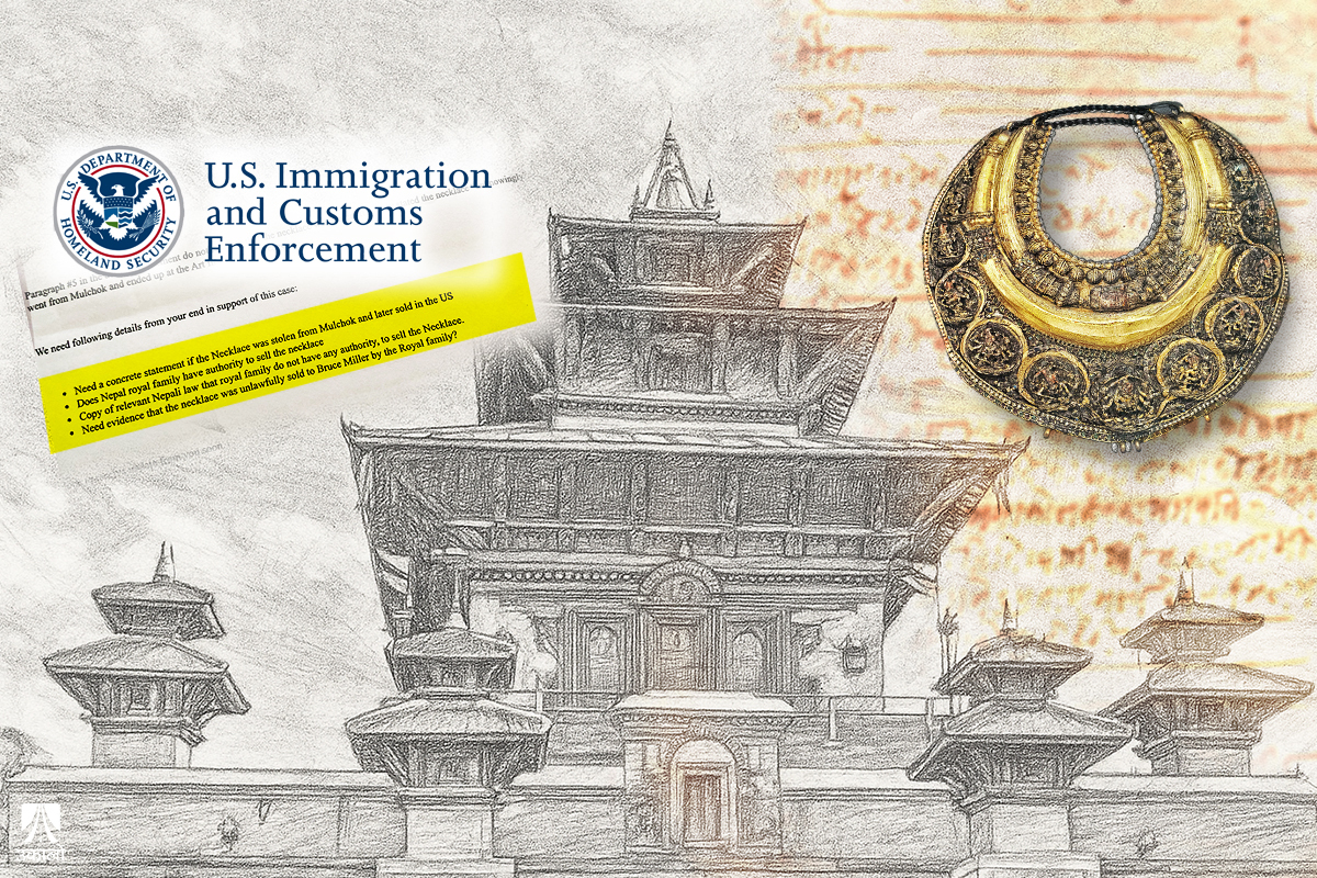 ‘तलेजु हार’को स्वामित्वबारे अमेरिकी होमल्यान्ड सेक्युरिटीका ४ प्रश्न