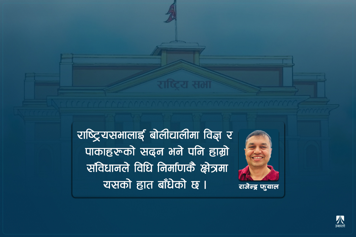 दलतन्त्रको अर्घेल्याइँमा राष्ट्रियसभा
