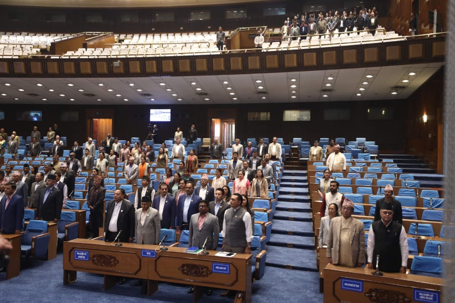 प्रतिपक्षको अवरोधपछि प्रतिनिधिसभा वैशाख २ गतेसम्मलाई स्थगित