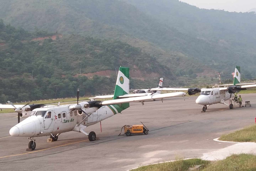 खराब मौसमका कारण मन्थली–लुक्ला उडान ५ दिनदेखि ठप्प, पर्यटक अलपत्र