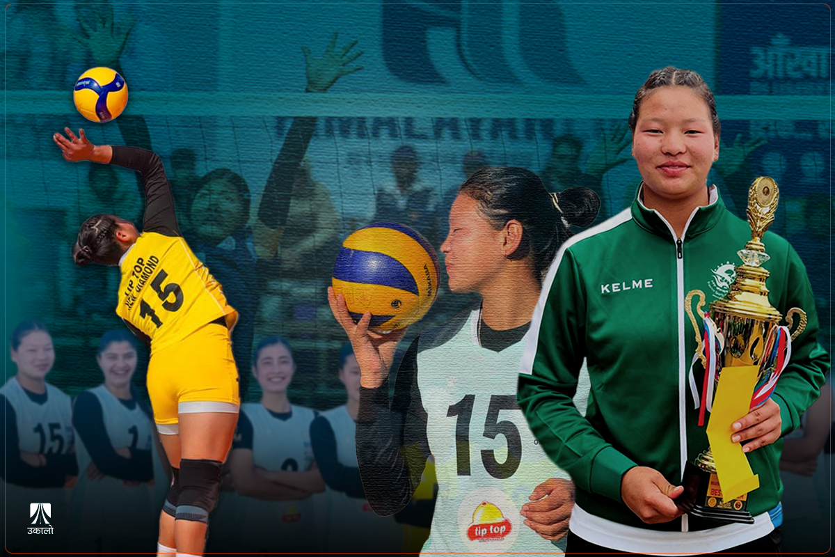 भलिबल खेल्न रोल्पादेखि काठमाडौँ, राष्ट्रिय टोलीको ढोका ढक्ढक्याउँदै सलिना