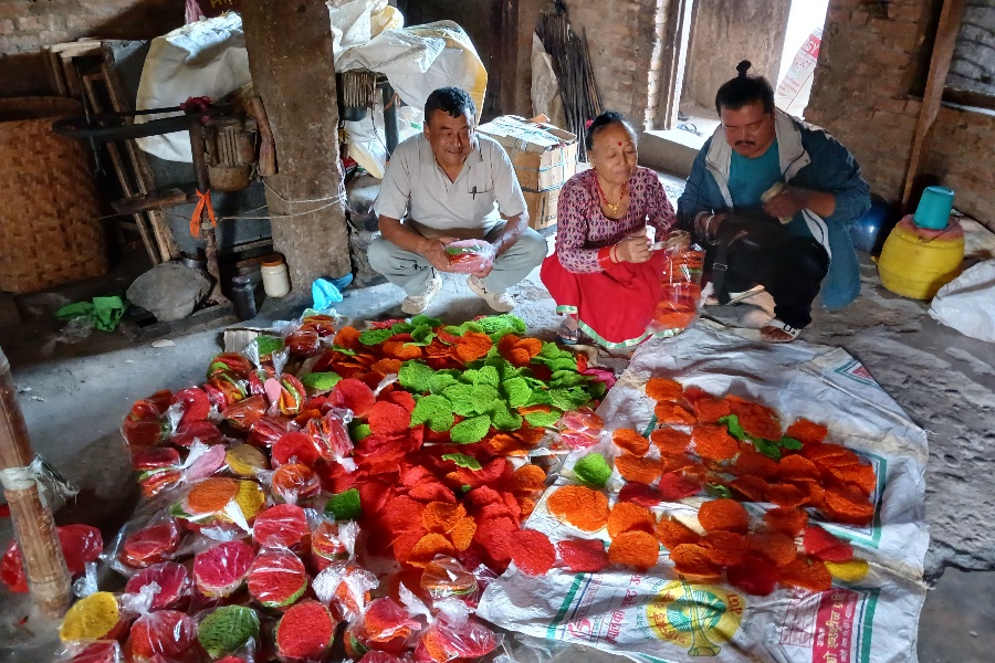 पाल्पामा फस्टाउँदै झिनियाँको व्यापार