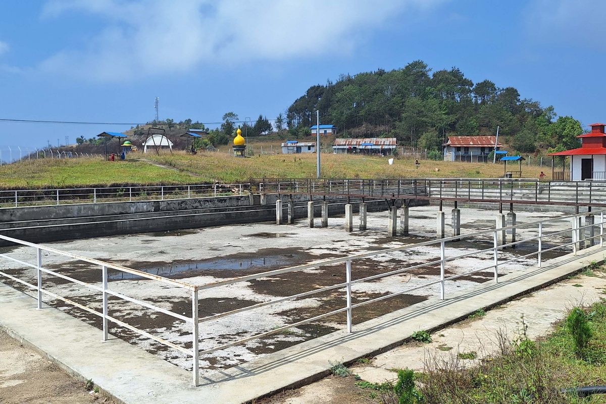 सुक्यो २ करोड बढीमा स्तरोन्नति गरिएको प्राकृतिक पोखरी