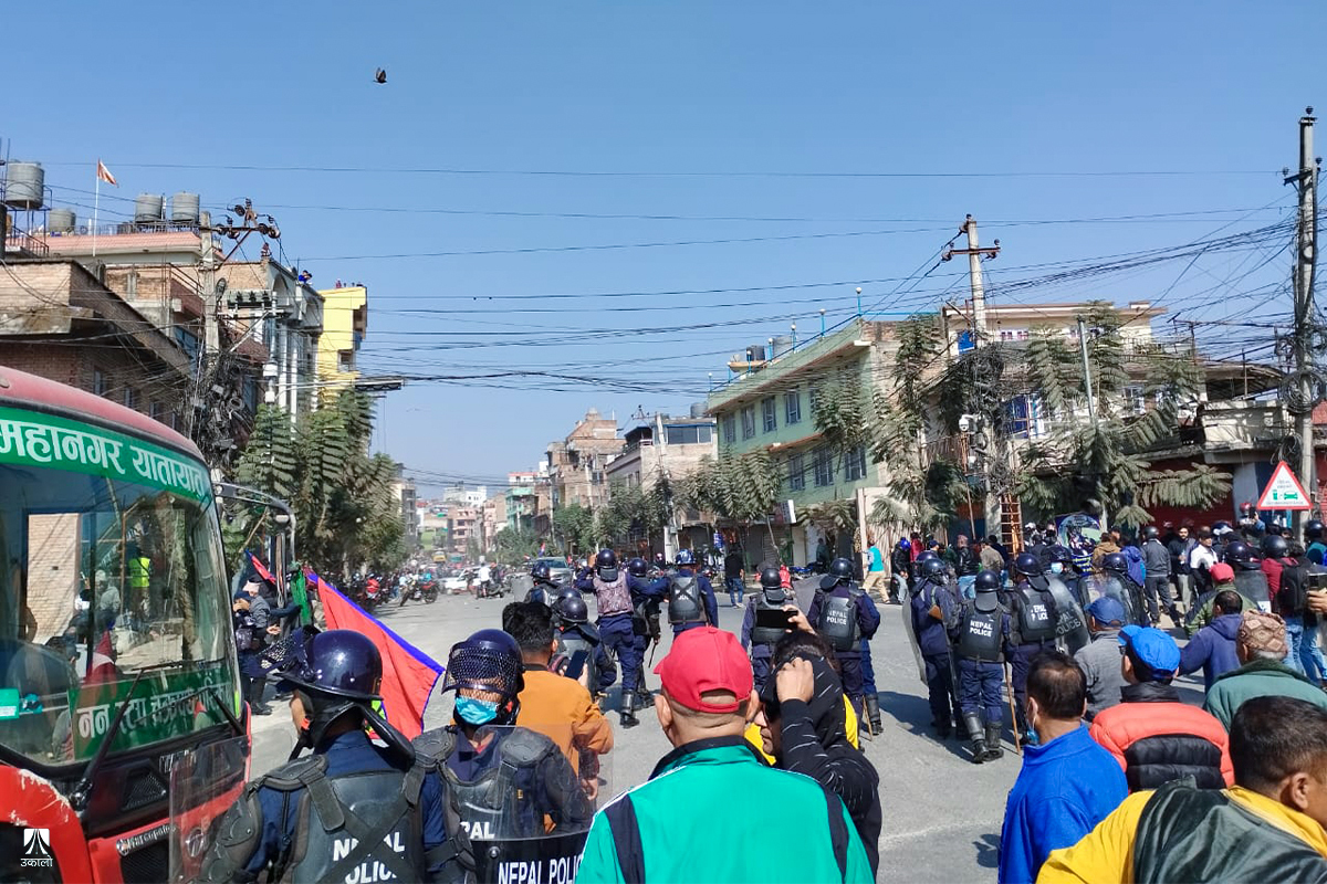 बल्खुमा प्रहरीमाथि ढुंगामुढा गर्ने ५ जना पक्राउ