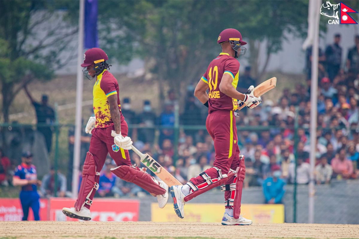 वेस्टइन्डिज ‘ए’ले नेपाललाई दियो २०५ रनको लक्ष्य