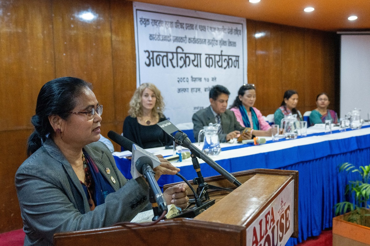 द्वन्द्वपीडित महिलाका मुद्दामा संवेदनशील हुन र सुरक्षा सुनिश्चित गर्न जोड