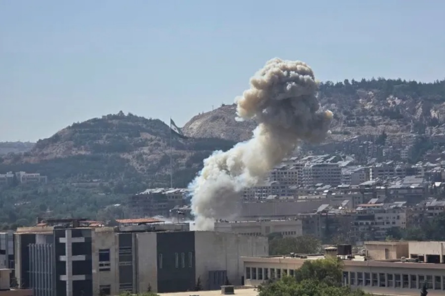 इजरायलद्वारा सिरियाली सेनाको मुख्यालयमा आक्रमण