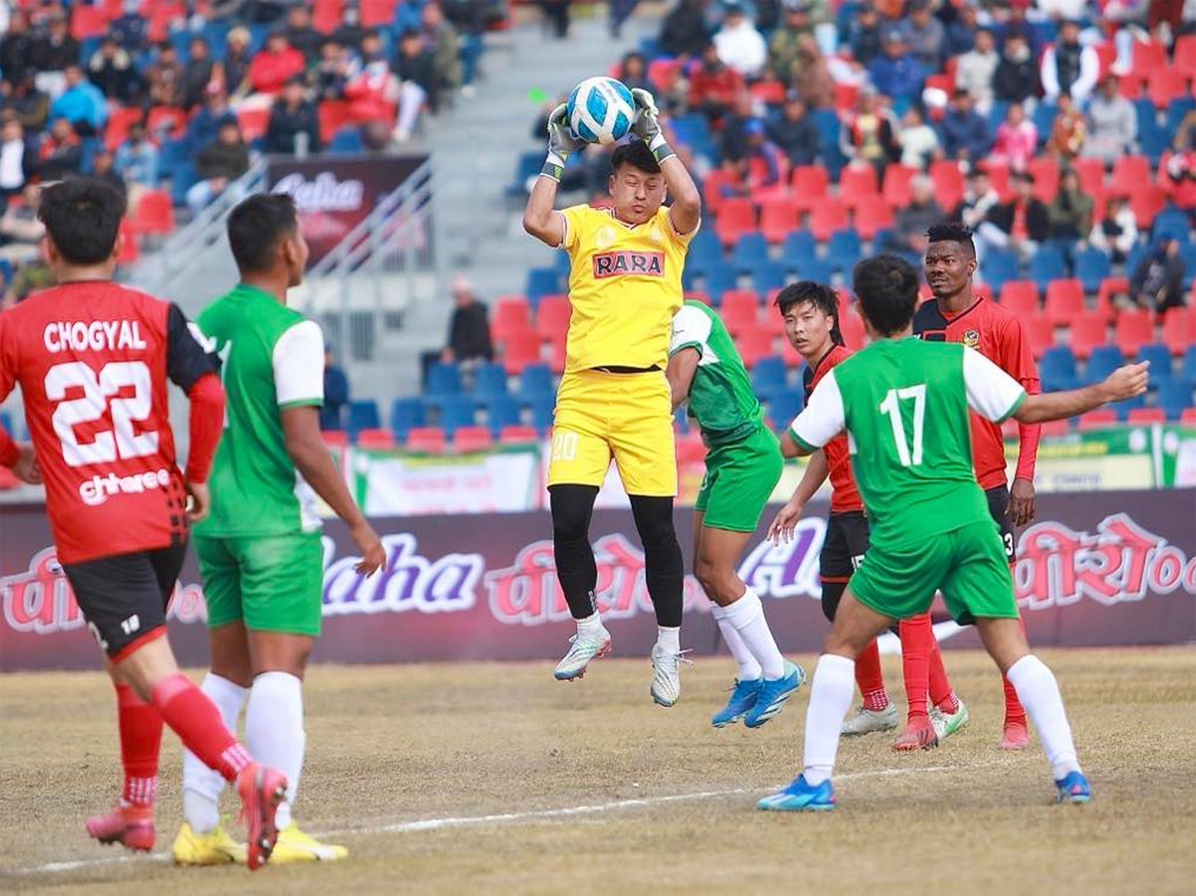 थ्रिस्टार आहा रारा गोल्डकपको सेमिफाइनलमा