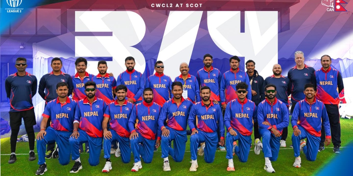 लिग२: नेदरल्यान्ड्समाथि नेपालको लगातार दोस्रो जित