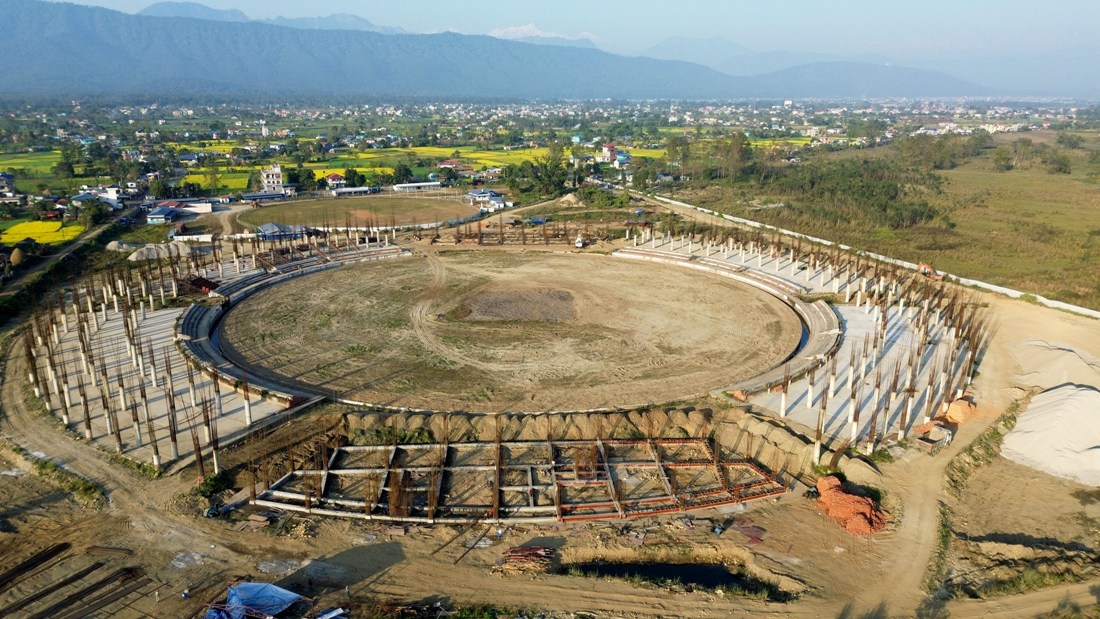 यू१९ विश्वकप खेल्ने टोलीको बन्द प्रशिक्षण गौतमबुद्ध क्रिकेट रंगशालामा