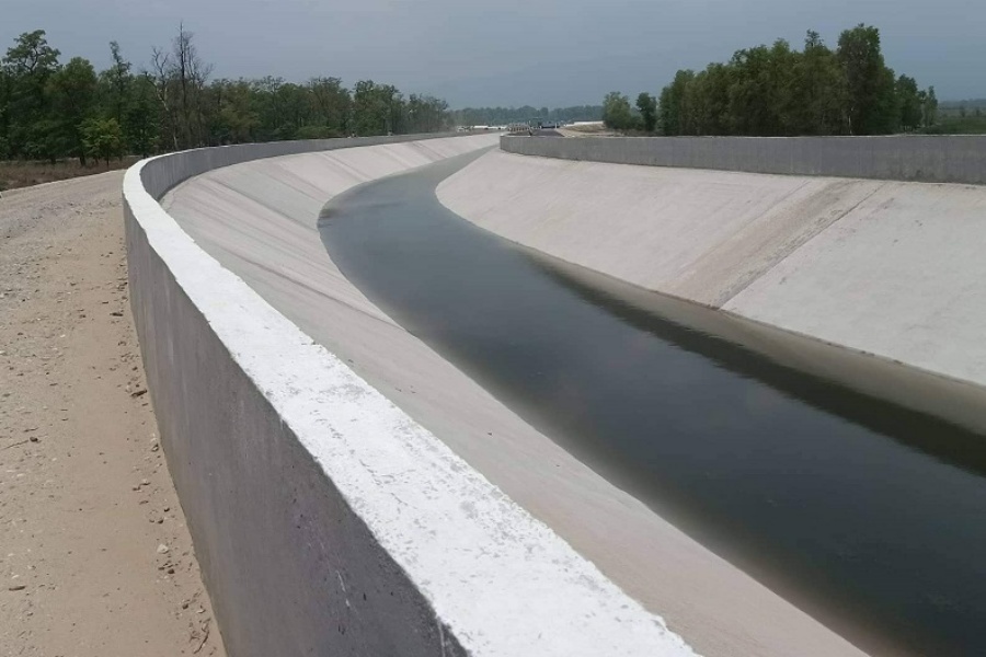 महाकाली सिँचाइ नहर : परीक्षण भयो पानी आएन