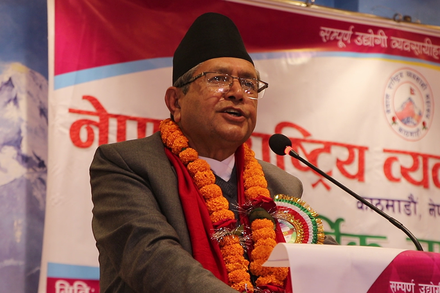 अर्थतन्त्र बलियो बनाउन सरकार र निजी क्षेत्र एक हुनु पर्छ : सभामुख घिमिरे