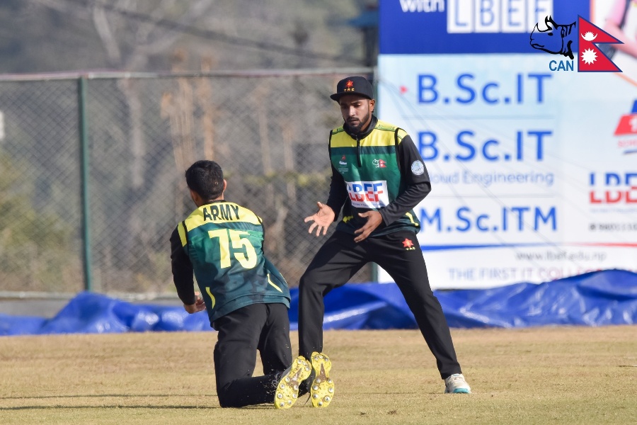 प्रधानमन्त्री कप: लयमा फर्कियो आर्मी, कोशी ९ विकेटले पराजित