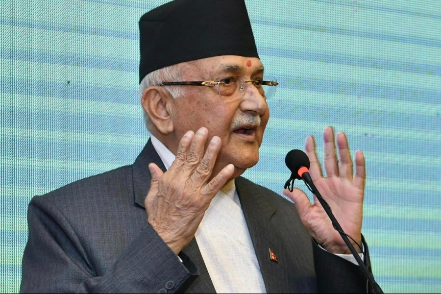 समाजवादी मोर्चा एमालेसँग मुकाबिला गर्न र कांग्रेस तर्साउन मात्रै हो: ओली