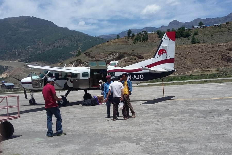 कर्णालीमा हवाई टिकट अनलाइन बनाउन माग