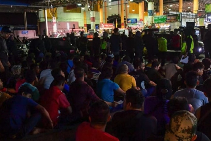 मलेसियामा लुकिछिपी काम गरिरहेका १५ नेपालीसहित ५३० आप्रवासी श्रमिक पक्राउ