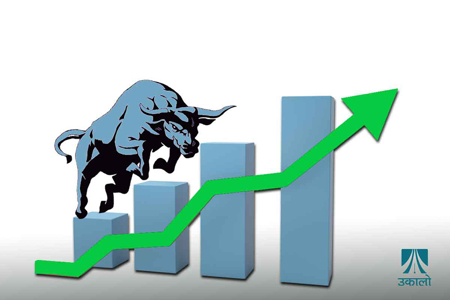 २७ सयको विन्दुमा उक्लियो शेयरबजार