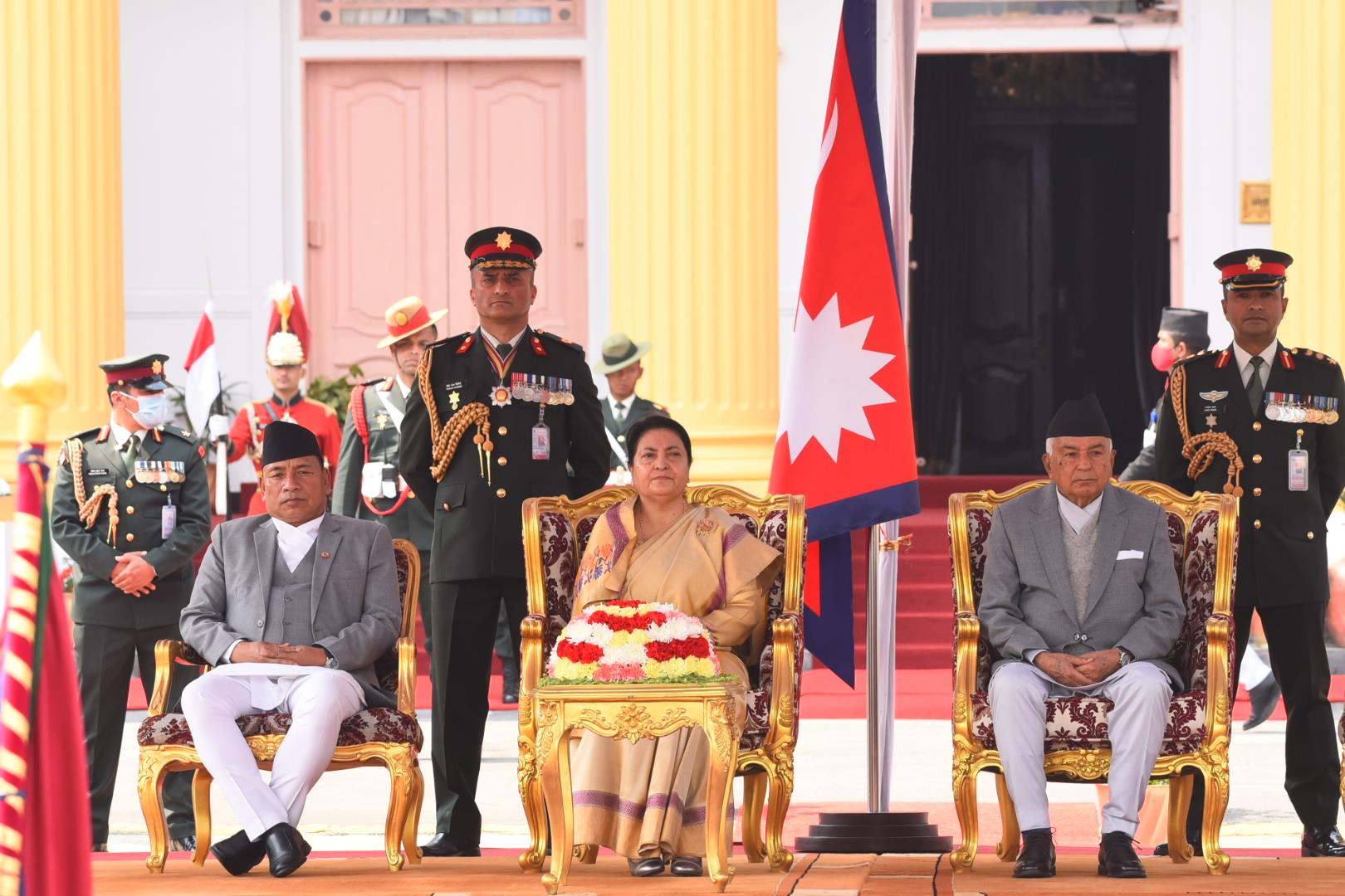 राष्ट्रपति रामचन्द्र पौडेलको शपथ समारोह