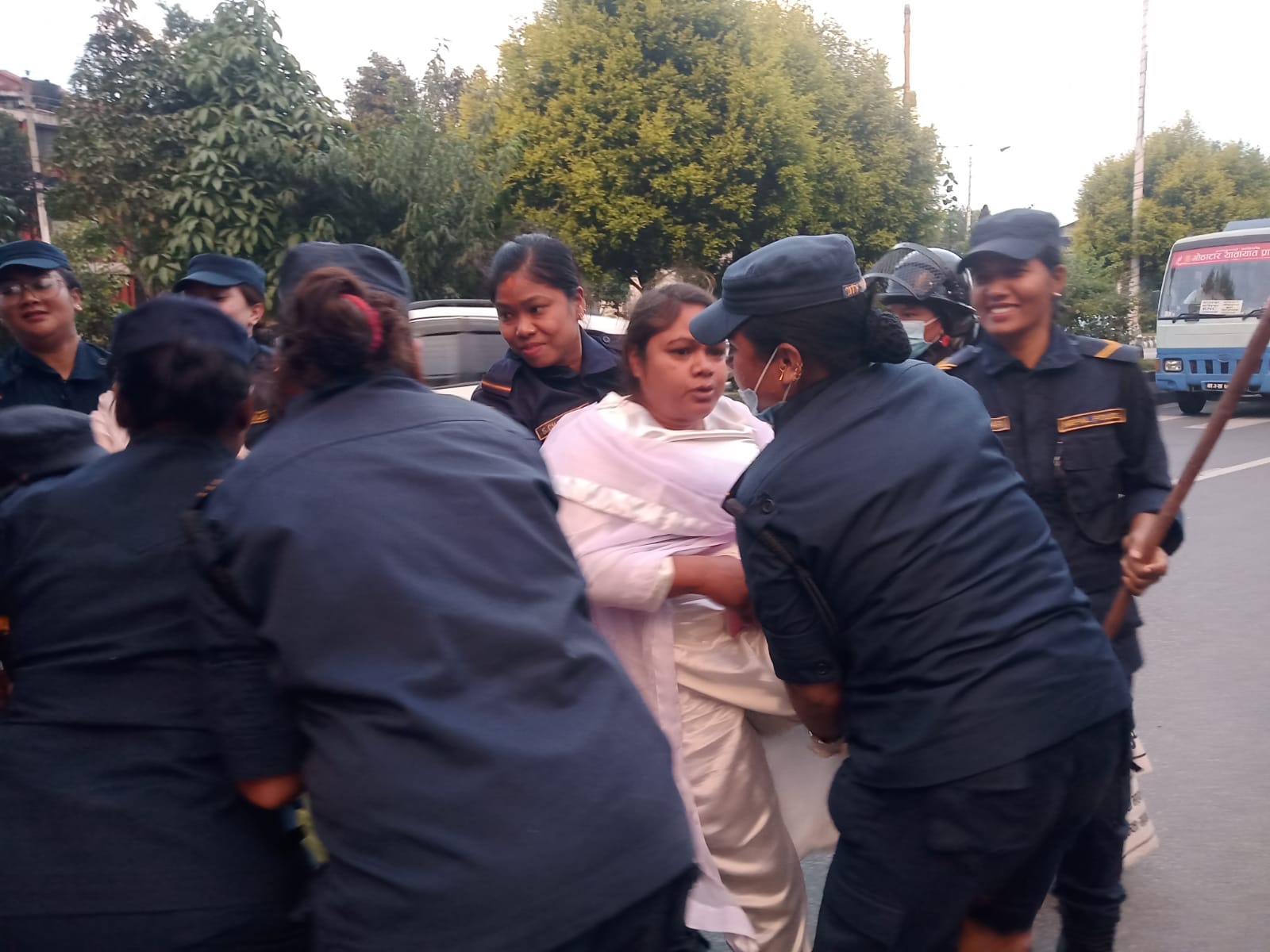 निर्मला कुर्मीको न्यायका लागि आन्दोलनरत रुबि खानसहितका व्यक्ति पक्राउ