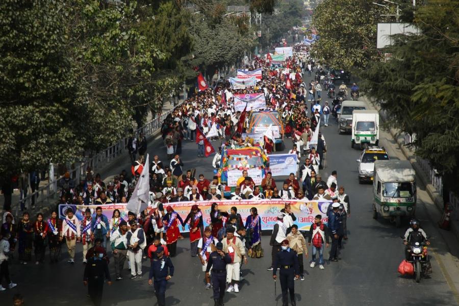काठमाडौँमा तमु ल्हाेसारकाे राैनक\n