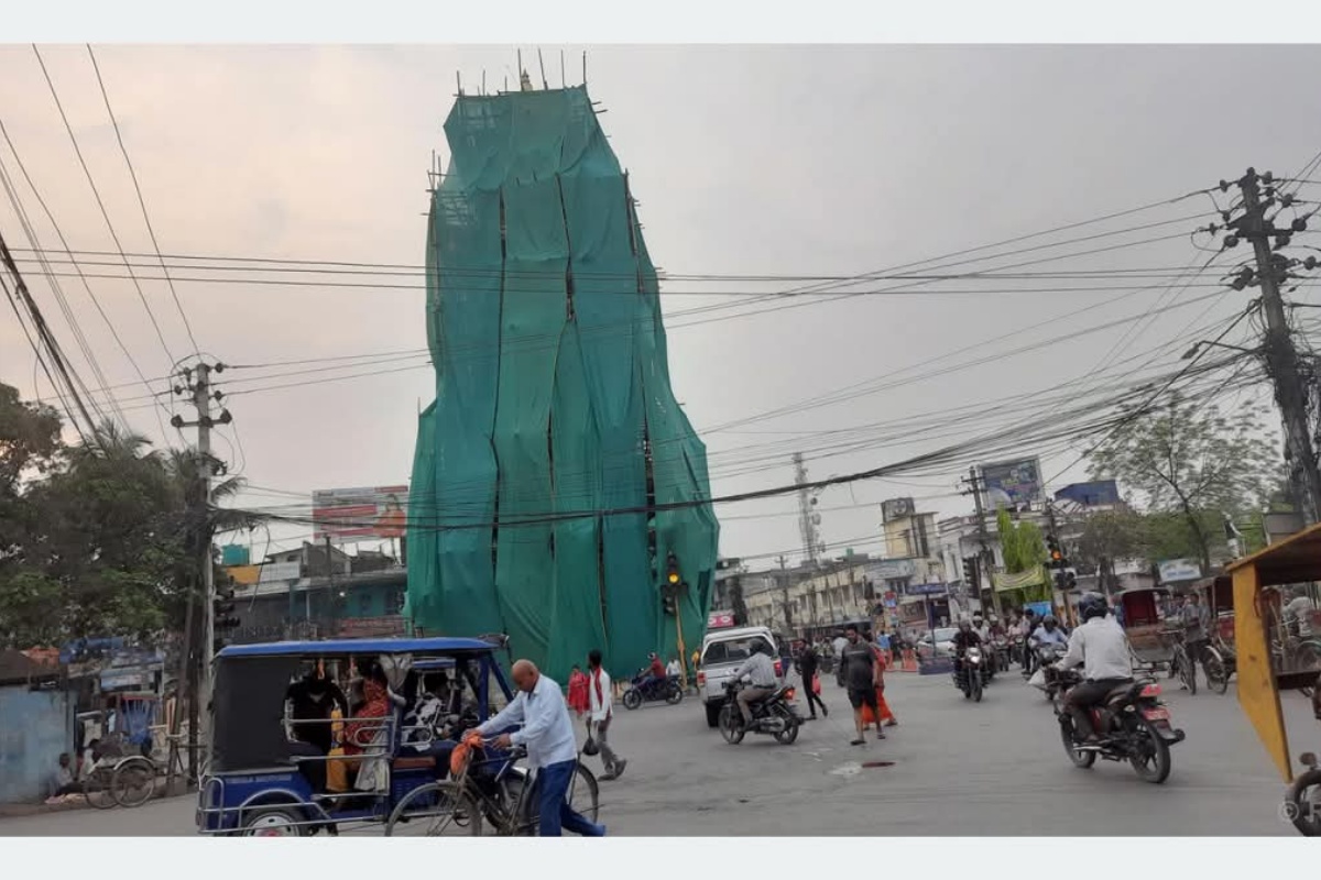 घुम्टोमा घण्टाघरः मर्मतसम्भार शीघ्र पूरा गर्न वीरगन्जवासीको माग