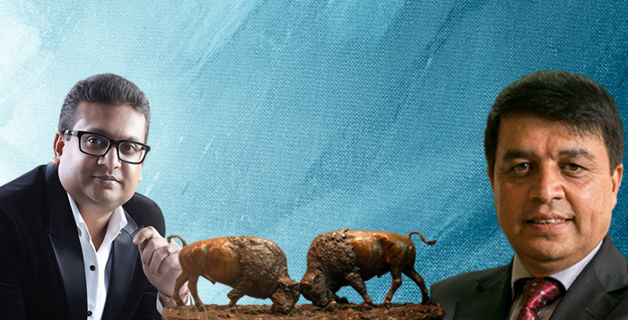 स्टक एक्सचेन्ज हात पार्न दुई व्यापारिक समूहबीच ‘कर्पोरेट वार’