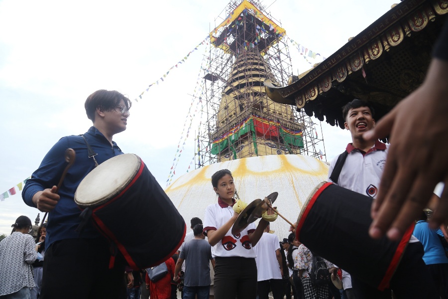 सदाचार पालना गर्ने पर्व ‘गुँला’ शुरू, स्वयम्भूमा विशेष मेला लाग्ने