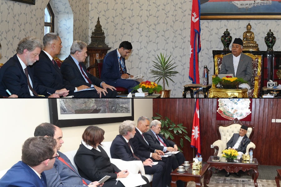 राष्ट्रपति र प्रधानमन्त्रीसँग न्युजिल्यान्डका उपप्रधानमन्त्रीको शिष्टाचार भेट