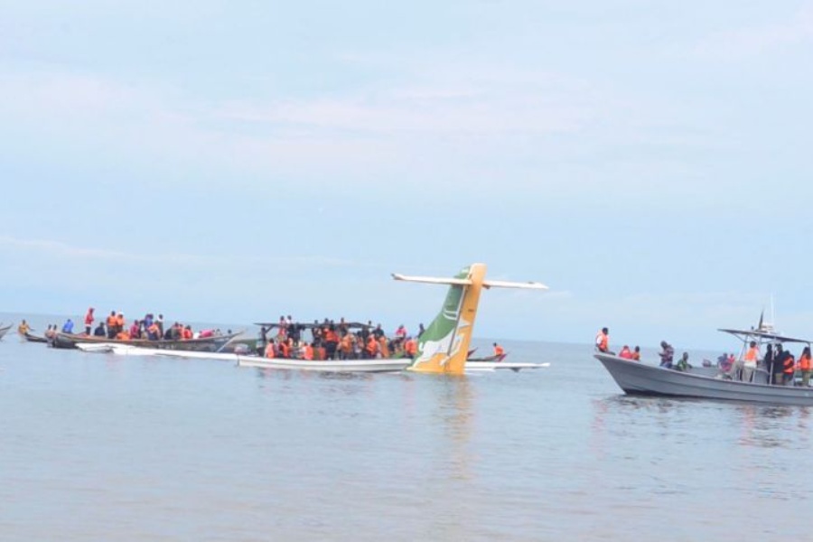 तान्जानियामा विमान दुर्घटना हुँदा १९ को मृत्यु, २४ जनाको उद्धार